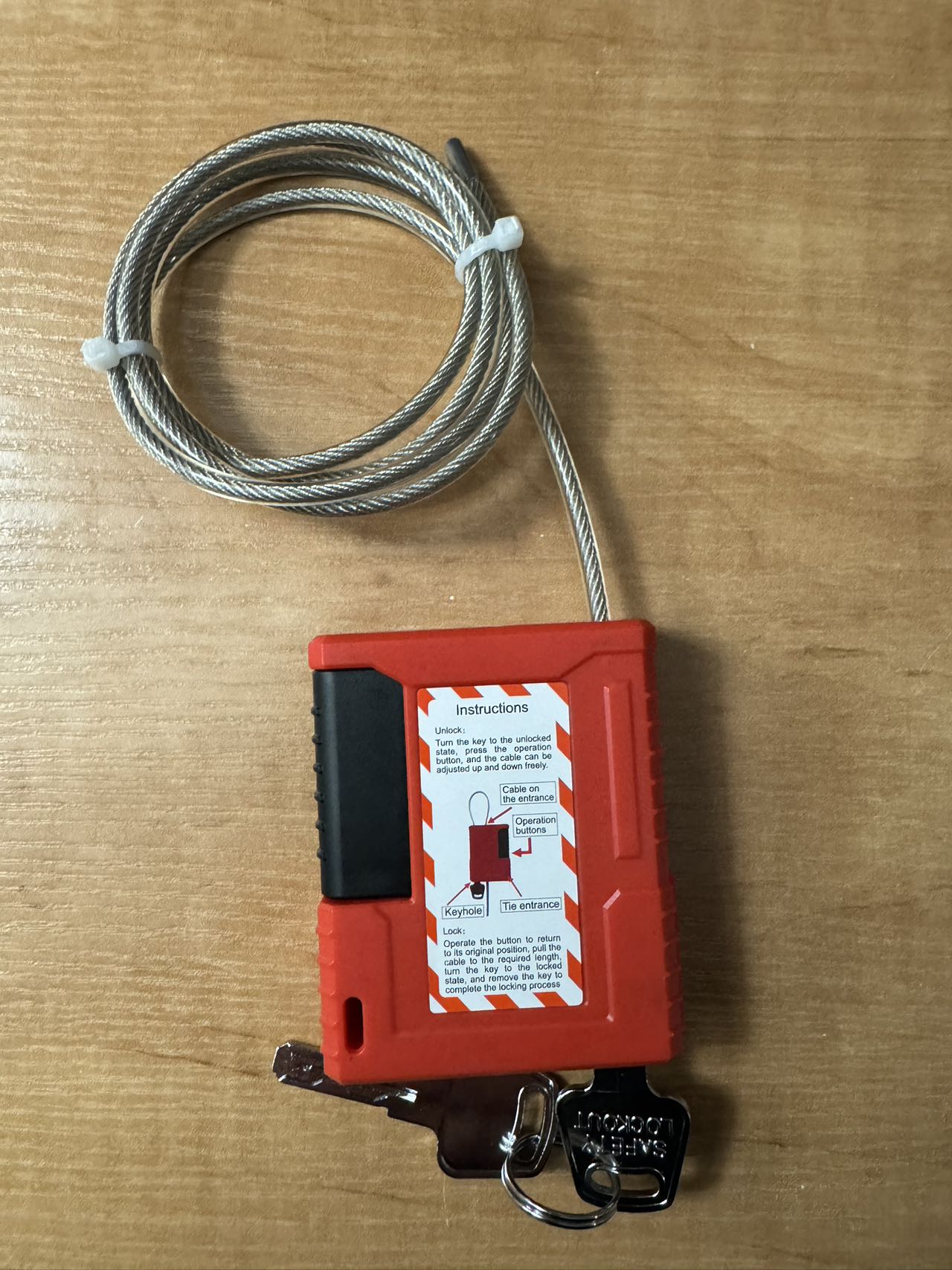 4mm Cable Diameter 1m Long Loc - đánh giá và giá Cable Lock Flexible